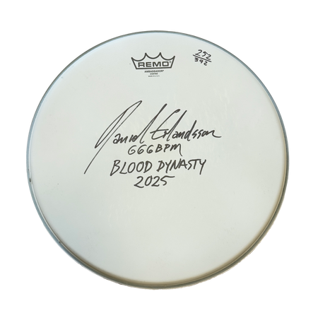 SIGNED DANIEL ERLANDSSON DRUMHEAD